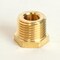Homeplus+ ATC 1/2 in. MPT X 1/4 in. D FPT Brass Hex Bushing 6JC125110701018 - alternate 2